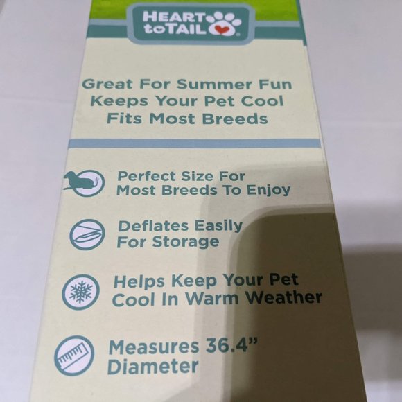 Heart to Tail Inflatable Dog Pool - Picture 6 of 6